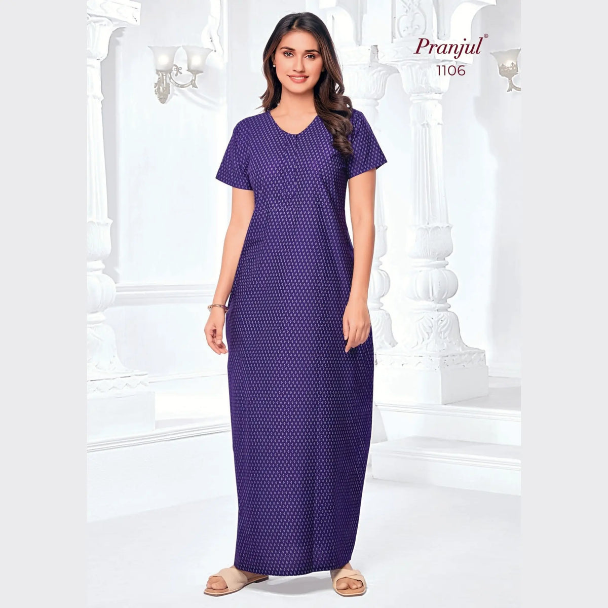 Pranjul Cotton Nighty 1106 Main image