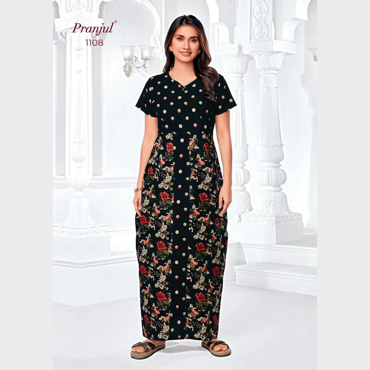 Pranjul Cotton Nighty 1108 Main image