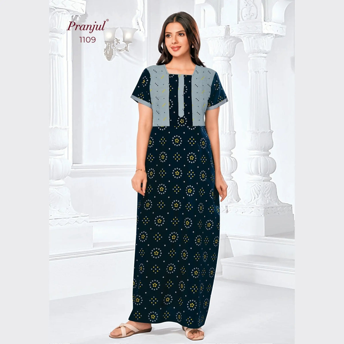 Pranjul Cotton Nighty 1109 Main image