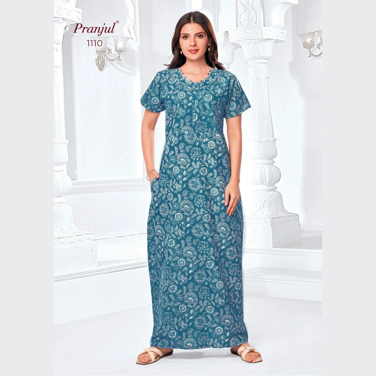 Pranjul Cotton Nighty 1110 Main image