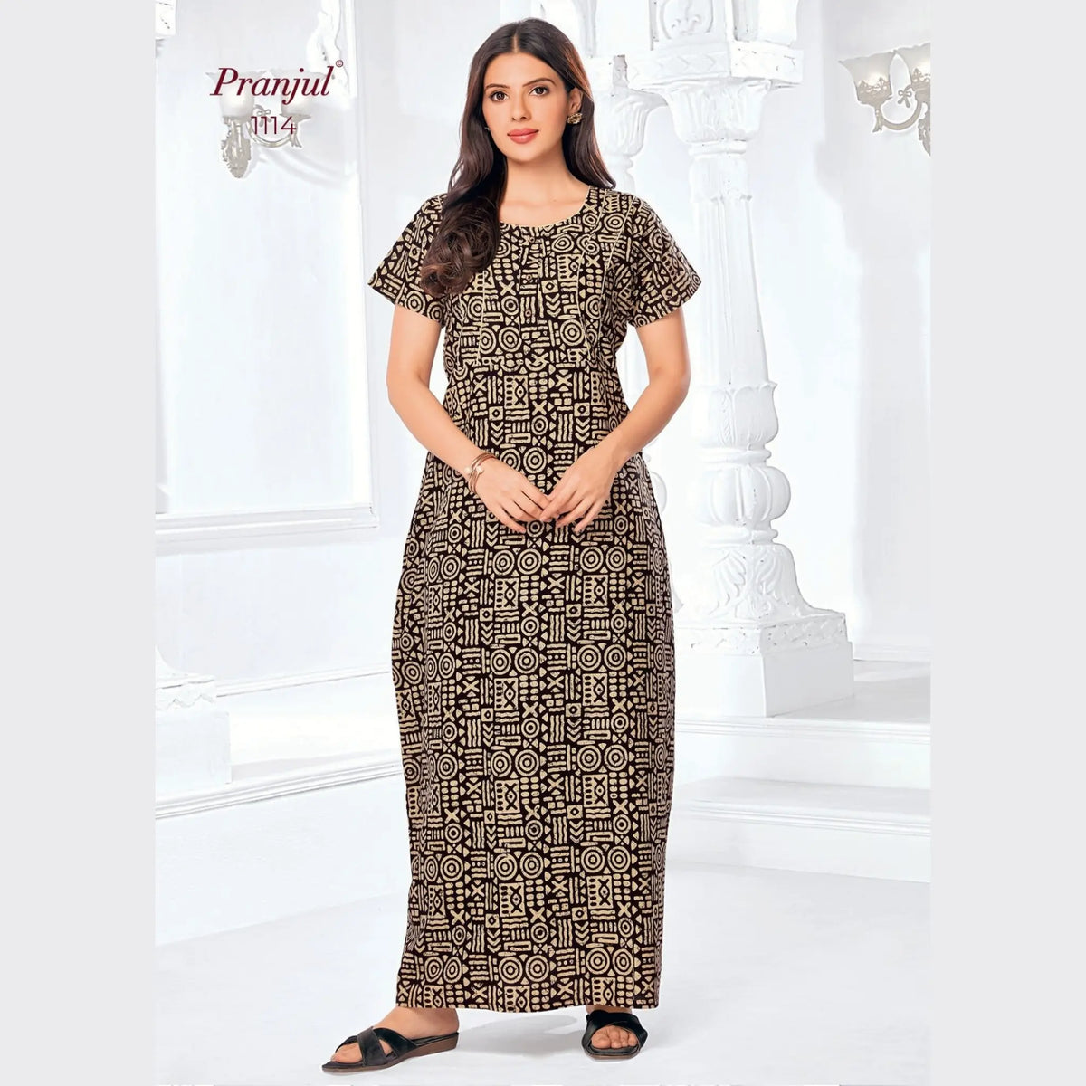 Pranjul Cotton Nighty 1114 Main image