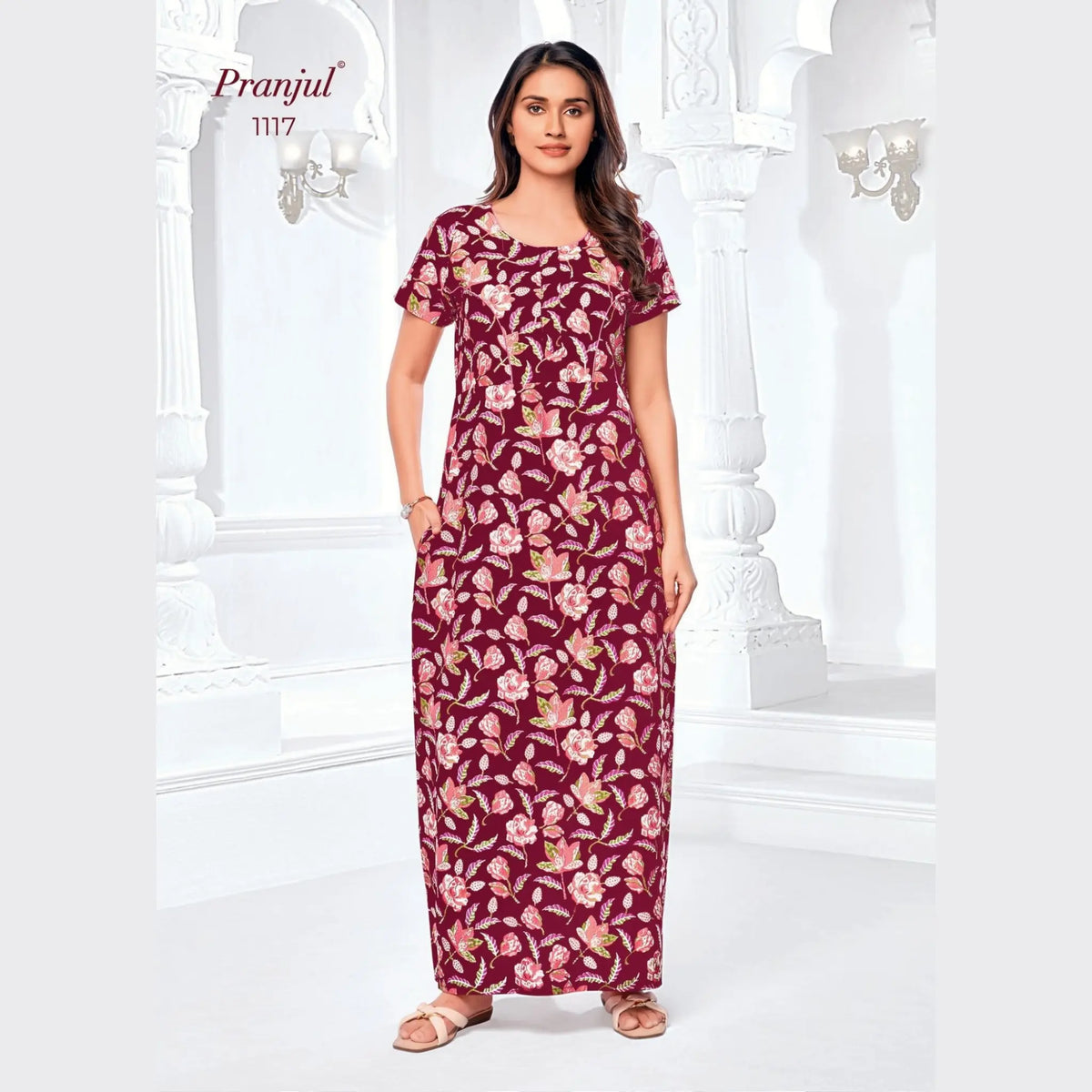 Pranjul Cotton Nighty 1117 Main image