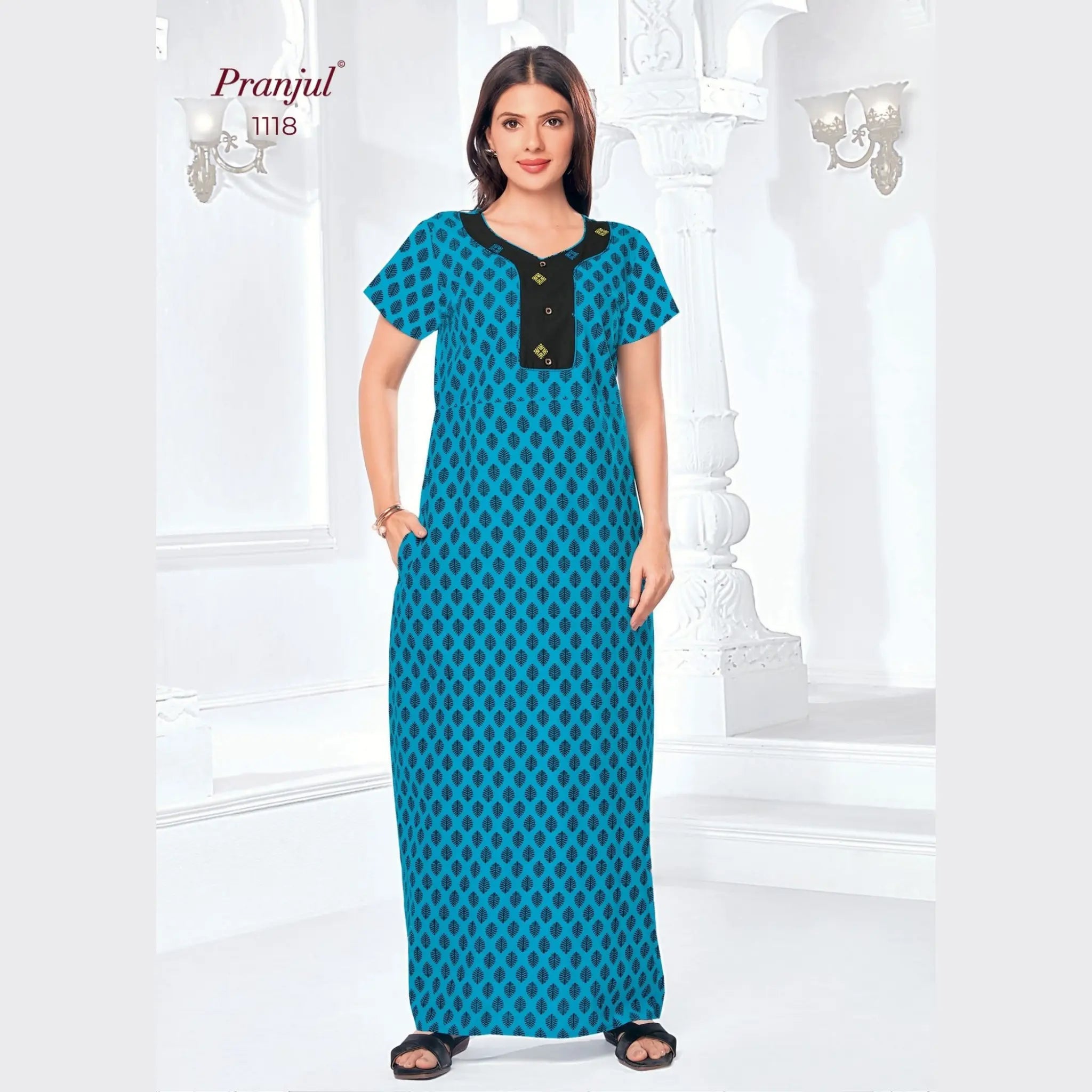 Pranjul Cotton Nighty 1118 Main image