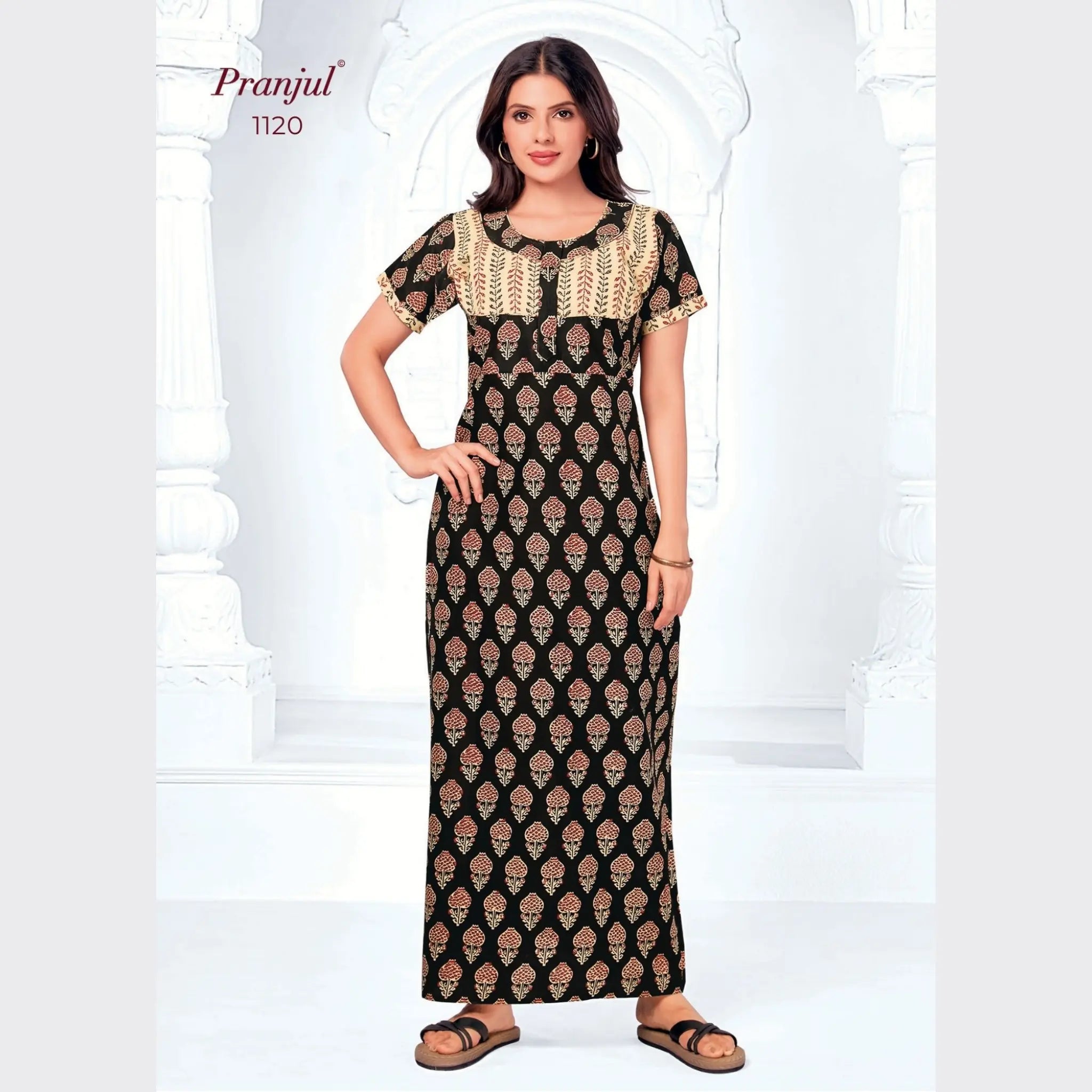 Pranjul Cotton Nighty 1120 Main image
