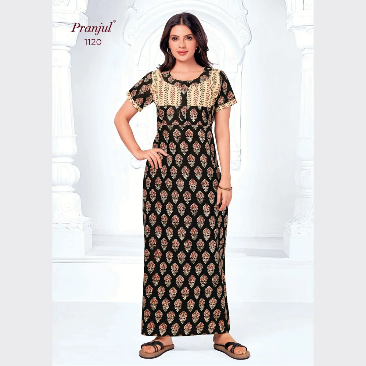 Pranjul Cotton Nighty 1120