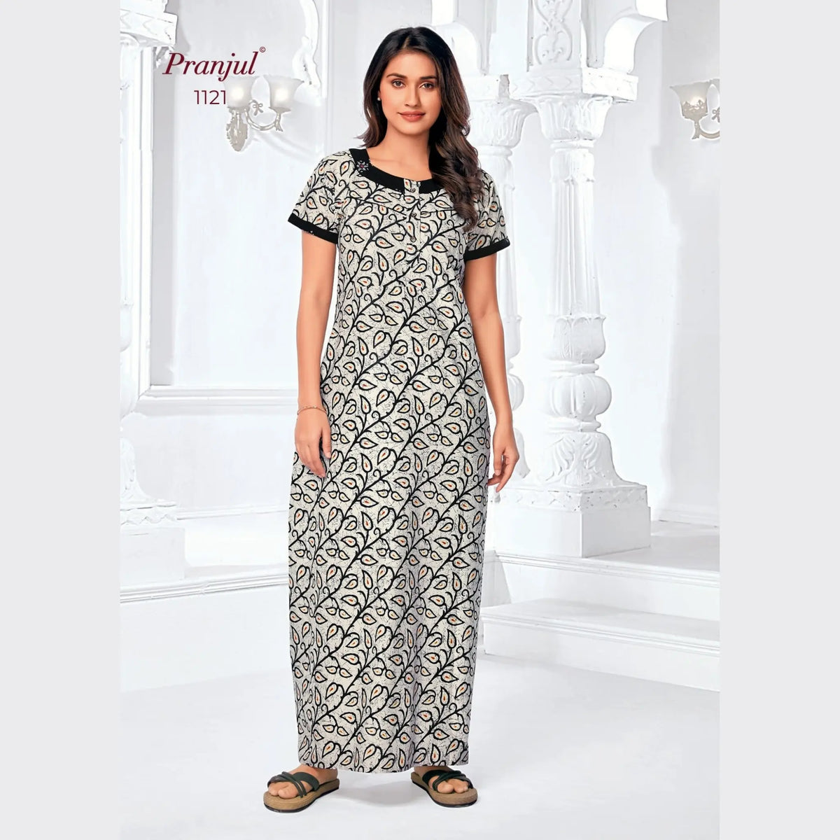 Pranjul Cotton Nighty 1121 Main image