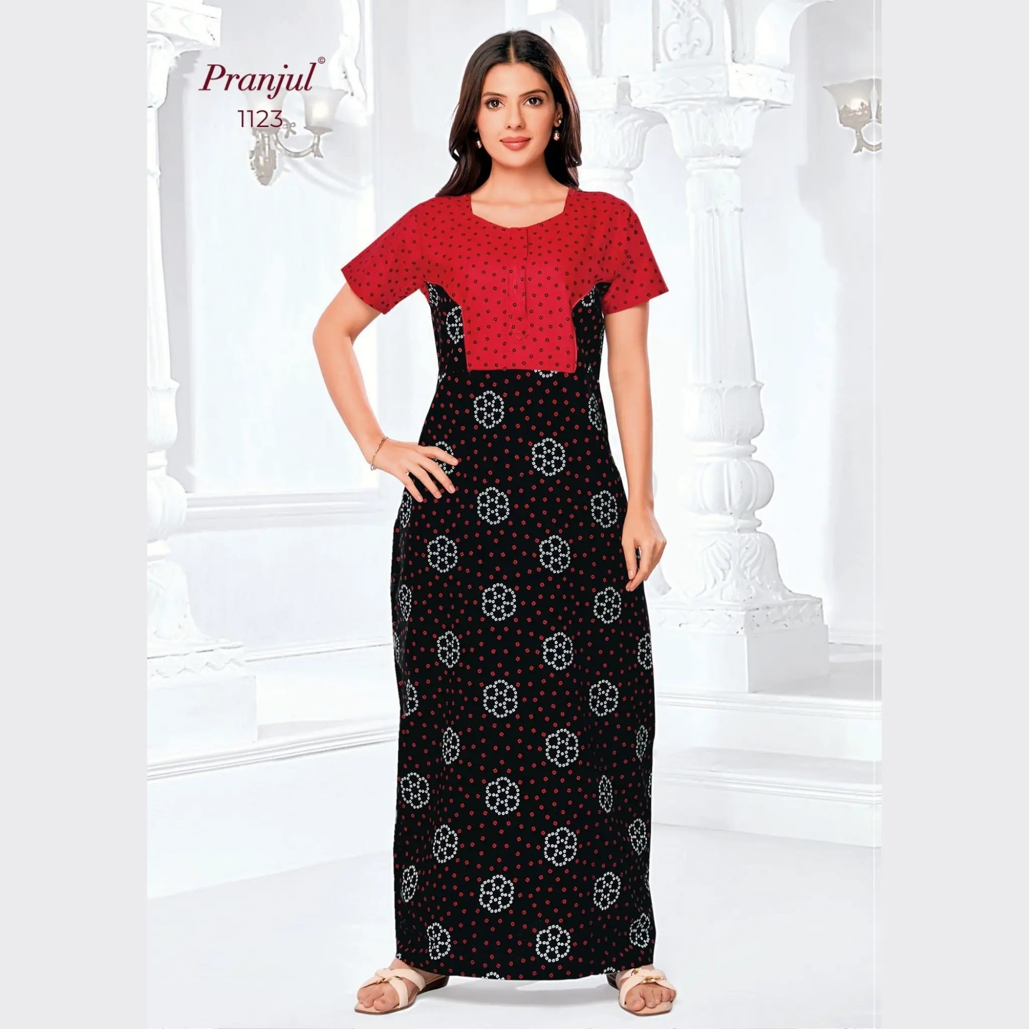 Pranjul Cotton Nighty 1123
