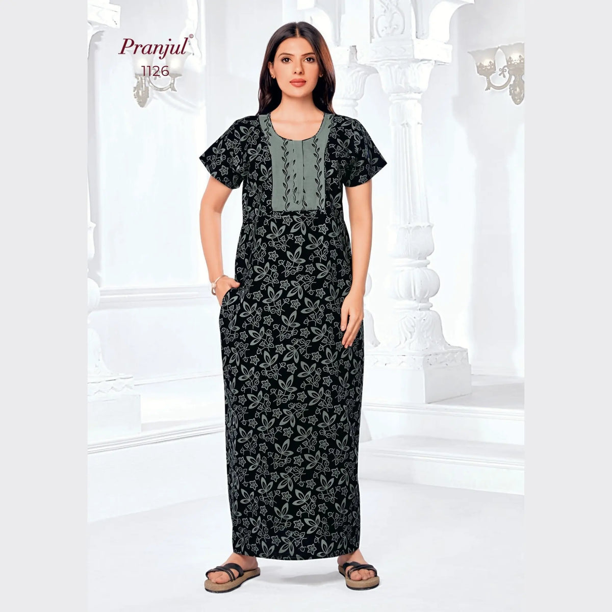 Pranjul Cotton Nighty 1125