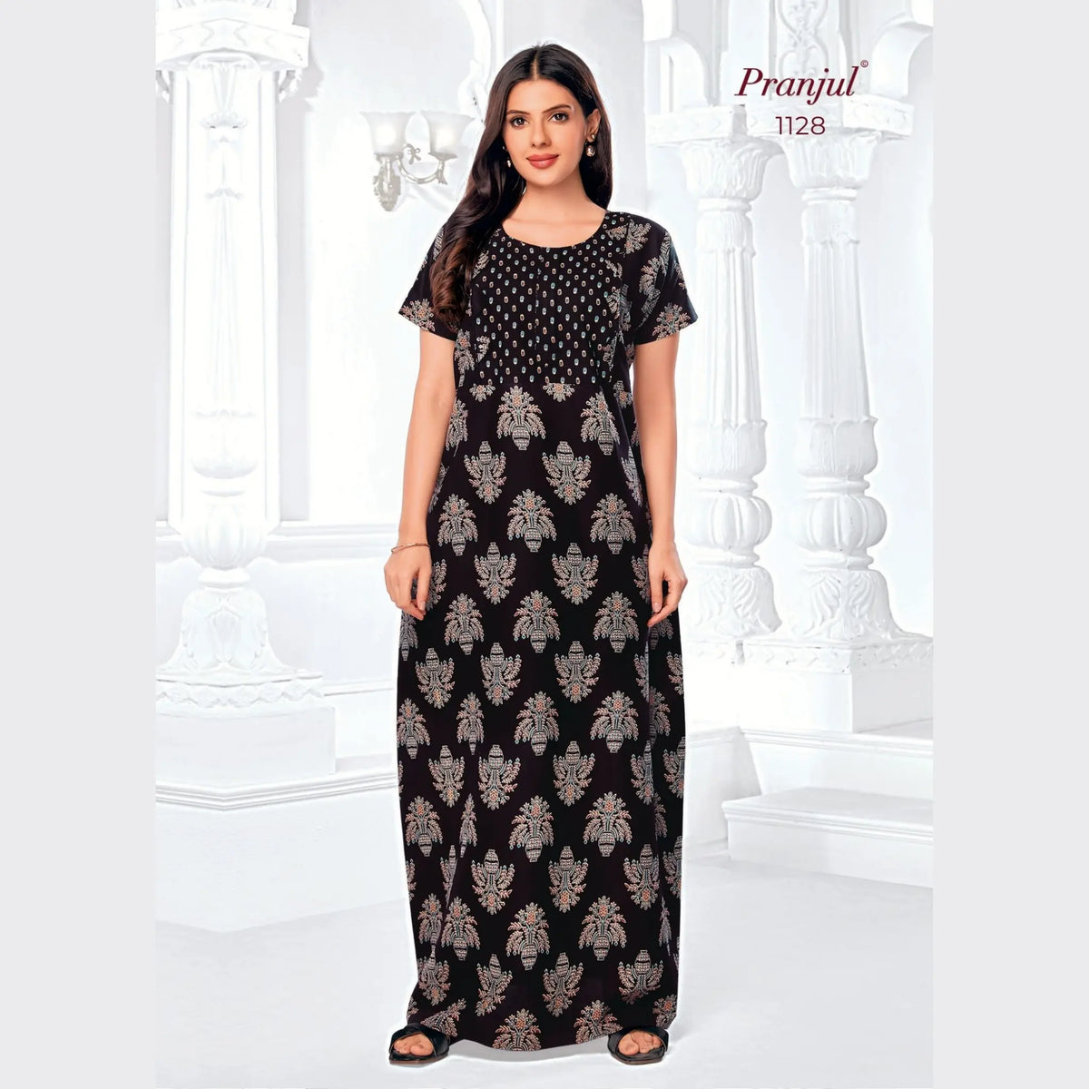 Pranjul Cotton Nighty 1128 Main image