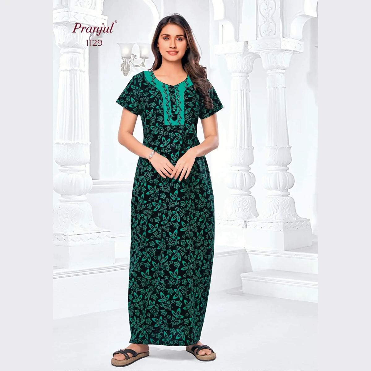 Pranjul Cotton Nighty 1129 Main image