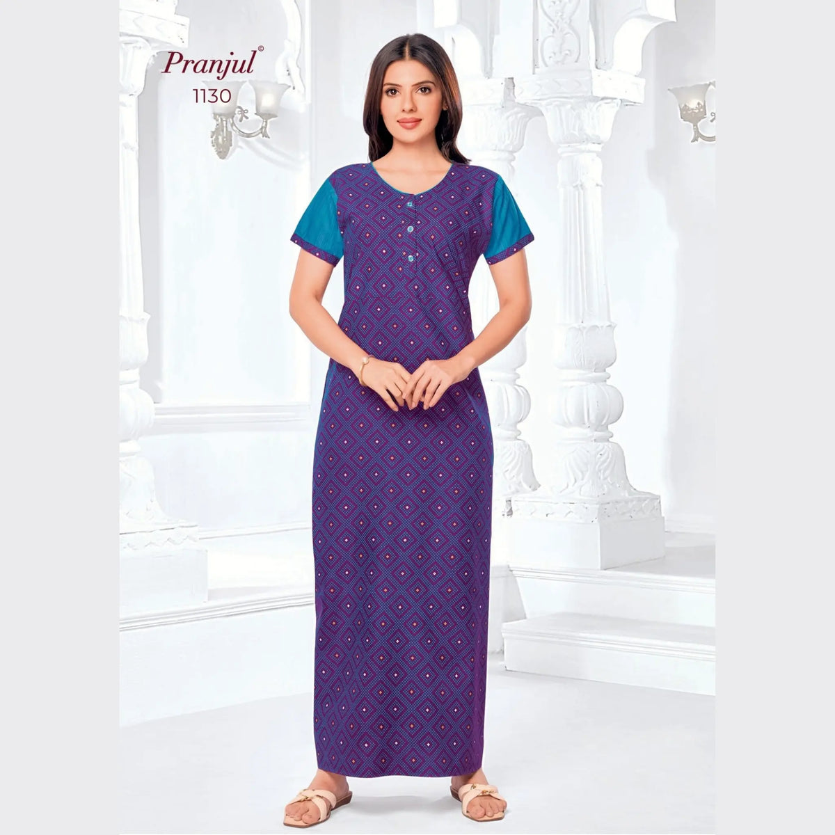 Pranjul Cotton Nighty 1130 Main image