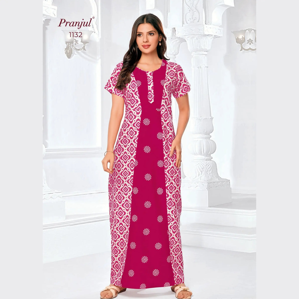 Pranjul Cotton Nighty 1132