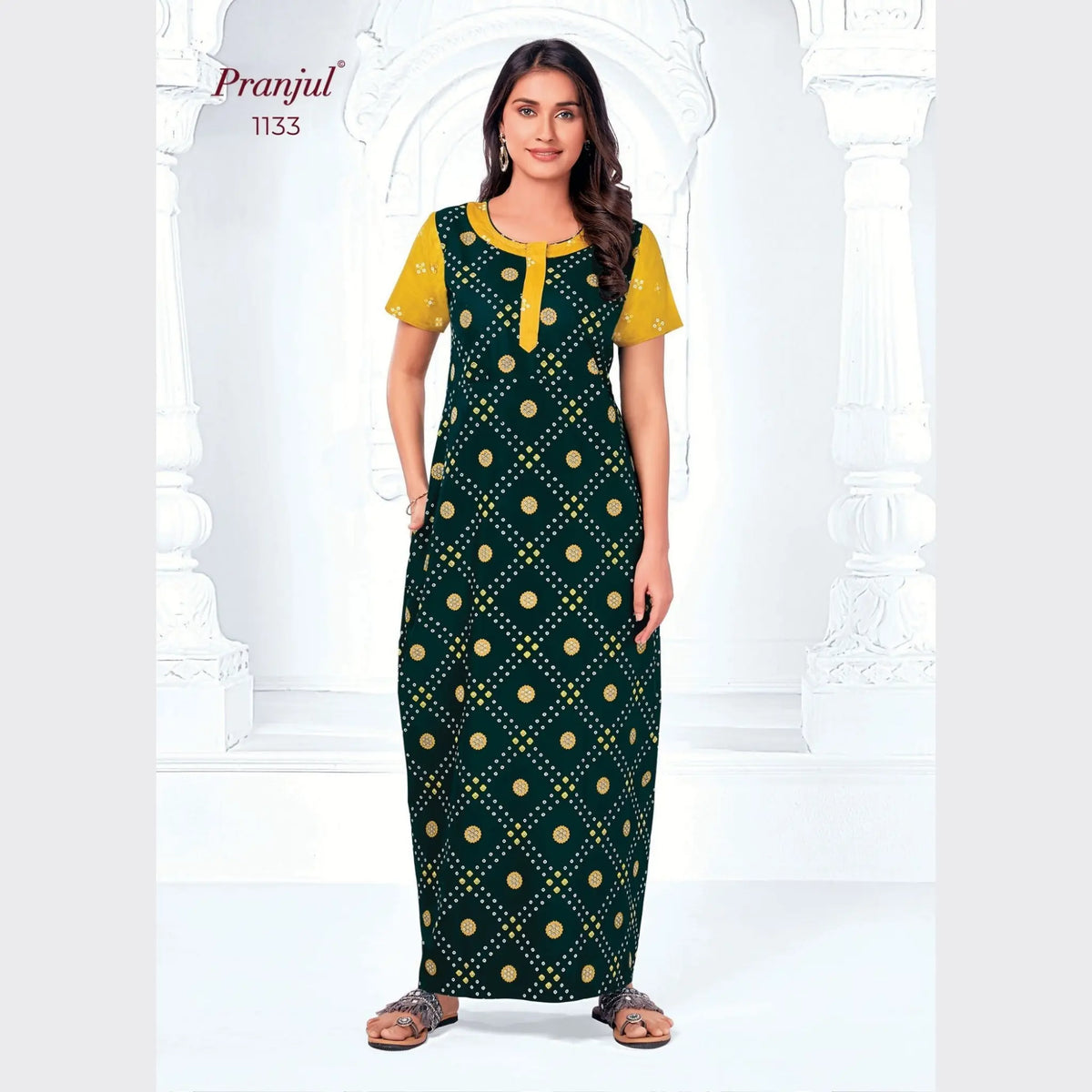 Pranjul Cotton Nighty 1133