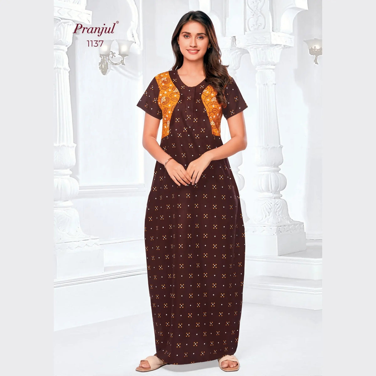 Pranjul Cotton Nighty 1137 Main image