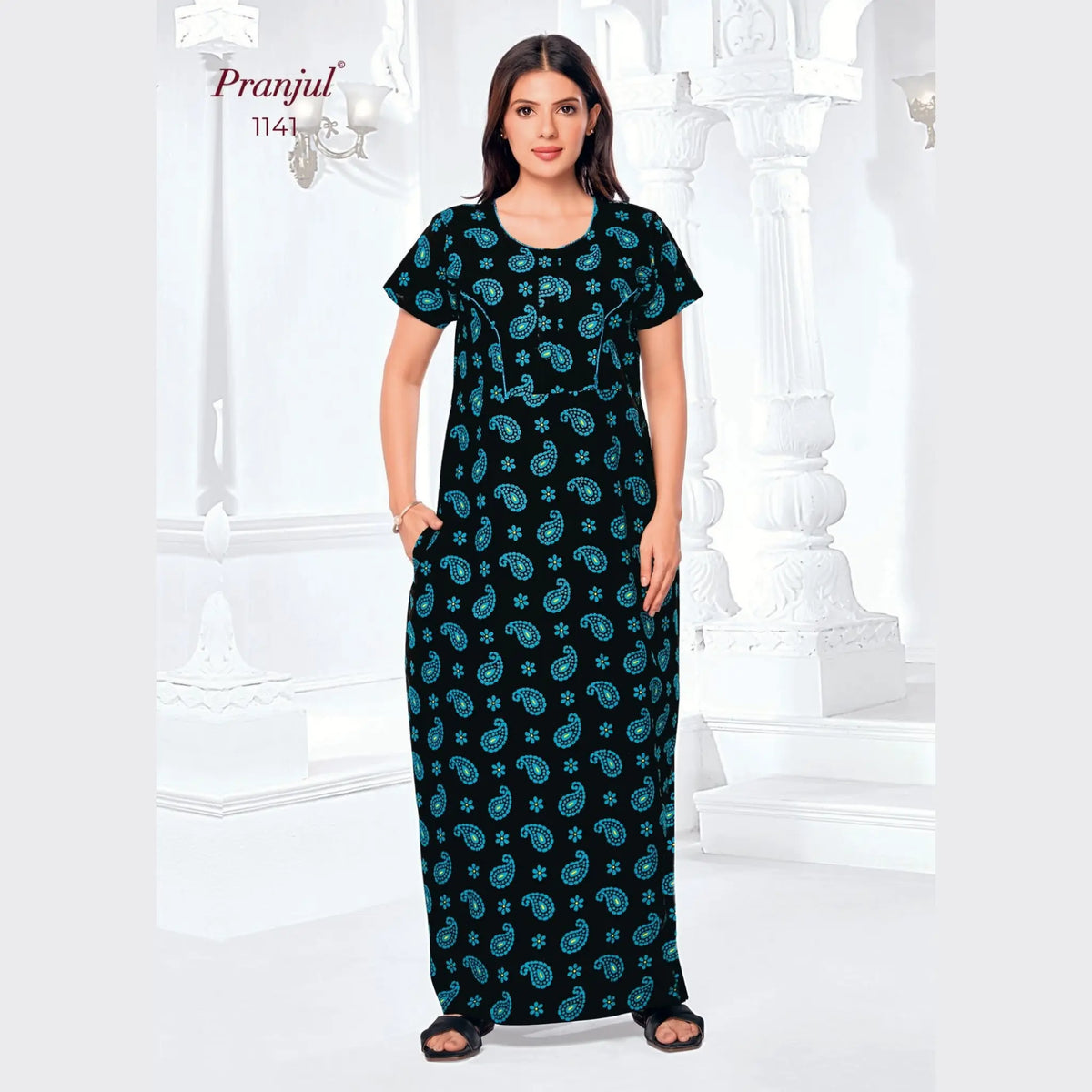 Pranjul Cotton Nighty 1141