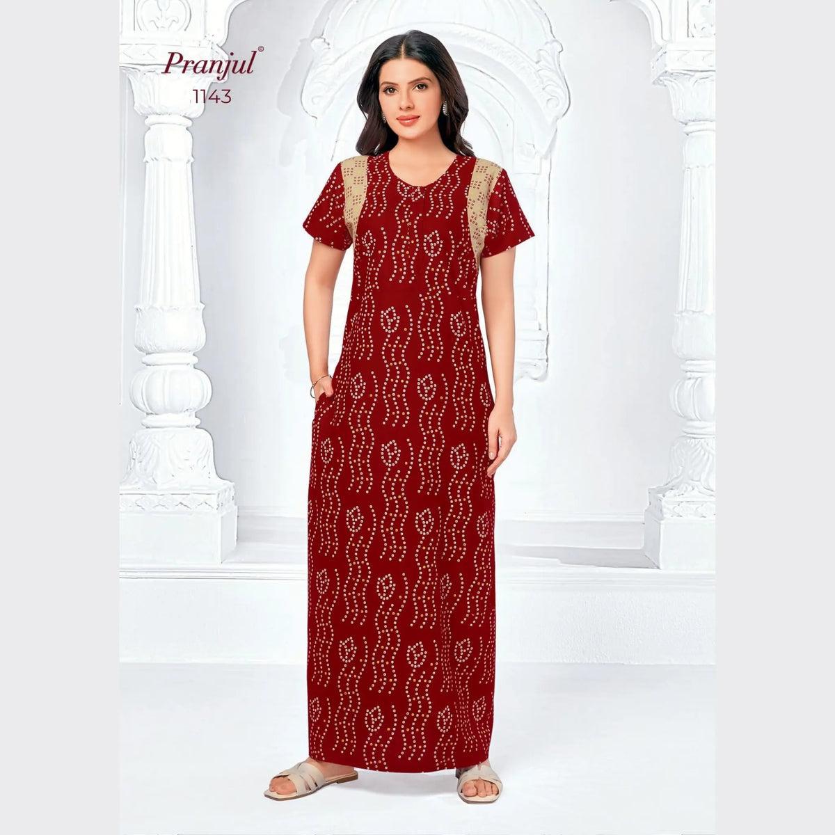 Pranjul Cotton Nighty 1143 Main image