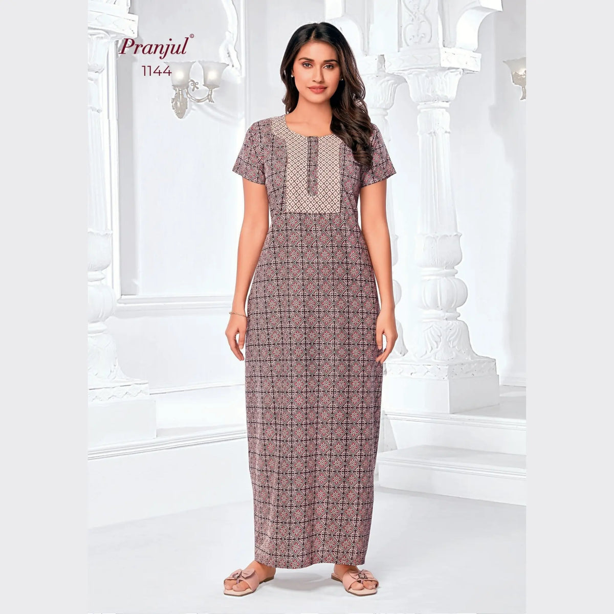 Pranjul Cotton Nighty 1144