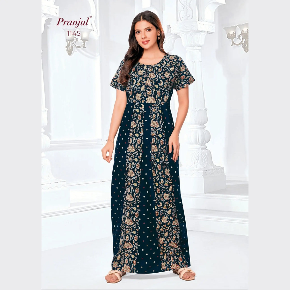 Pranjul Cotton Nighty 1145 Main image