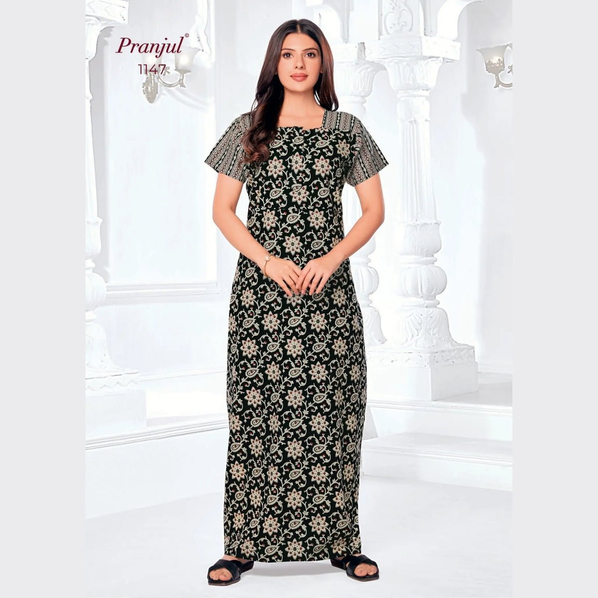Pranjul Cotton Nighty 1147 Main image