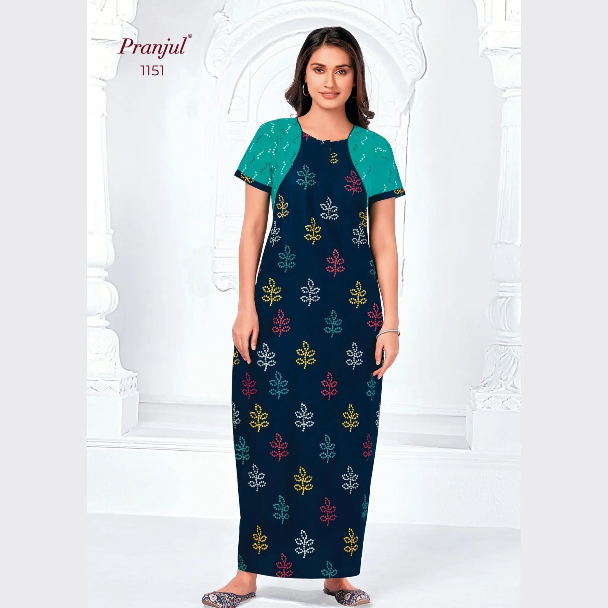 Pranjul Cotton Nighty 1151 Main image