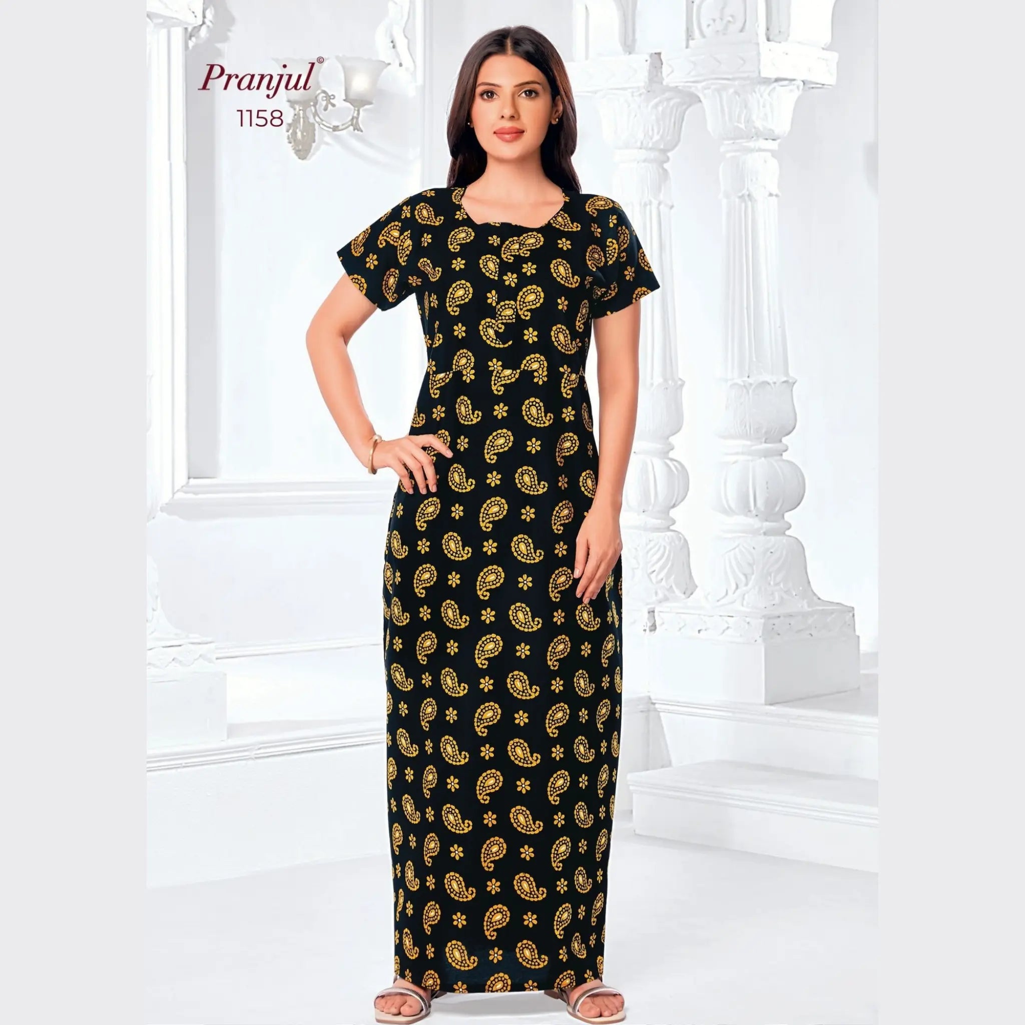 Pranjul Cotton Nighty 1158