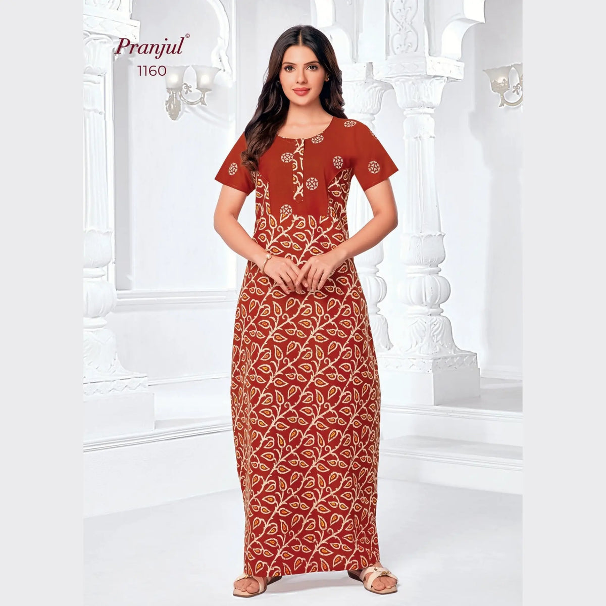 Pranjul Cotton Nighty 1160