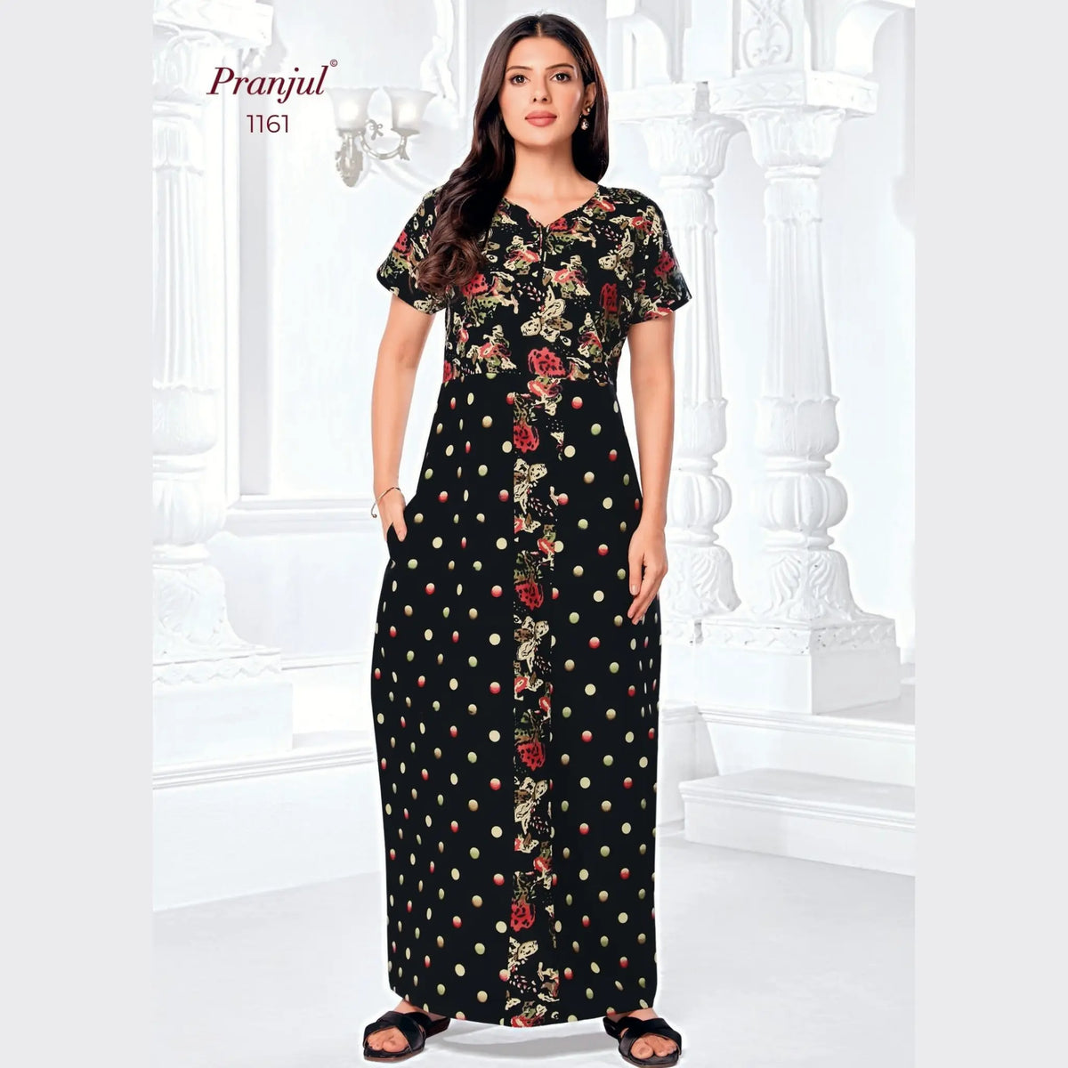 Pranjul Cotton Nighty 1161 Main image