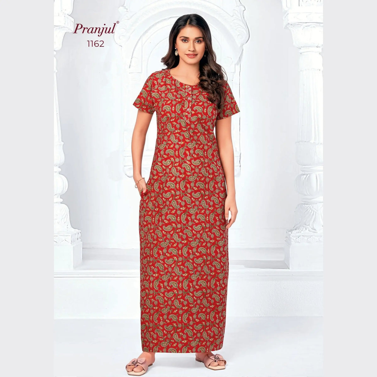 Pranjul Cotton Nighty 1162 Main image