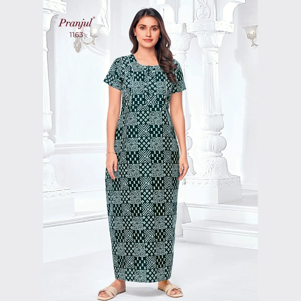 Pranjul Cotton Nighty 1163