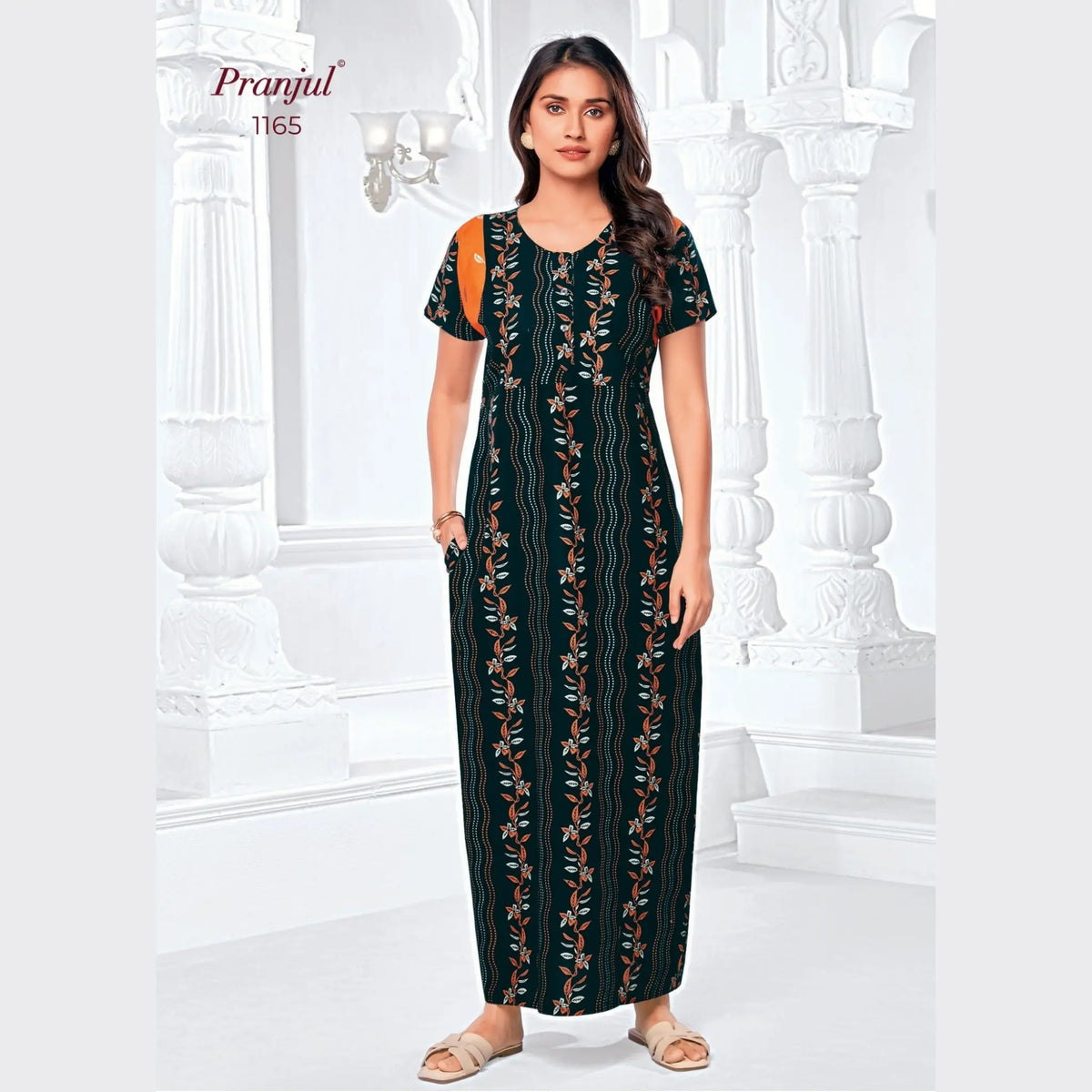 Pranjul Cotton Nighty 1164 Main image