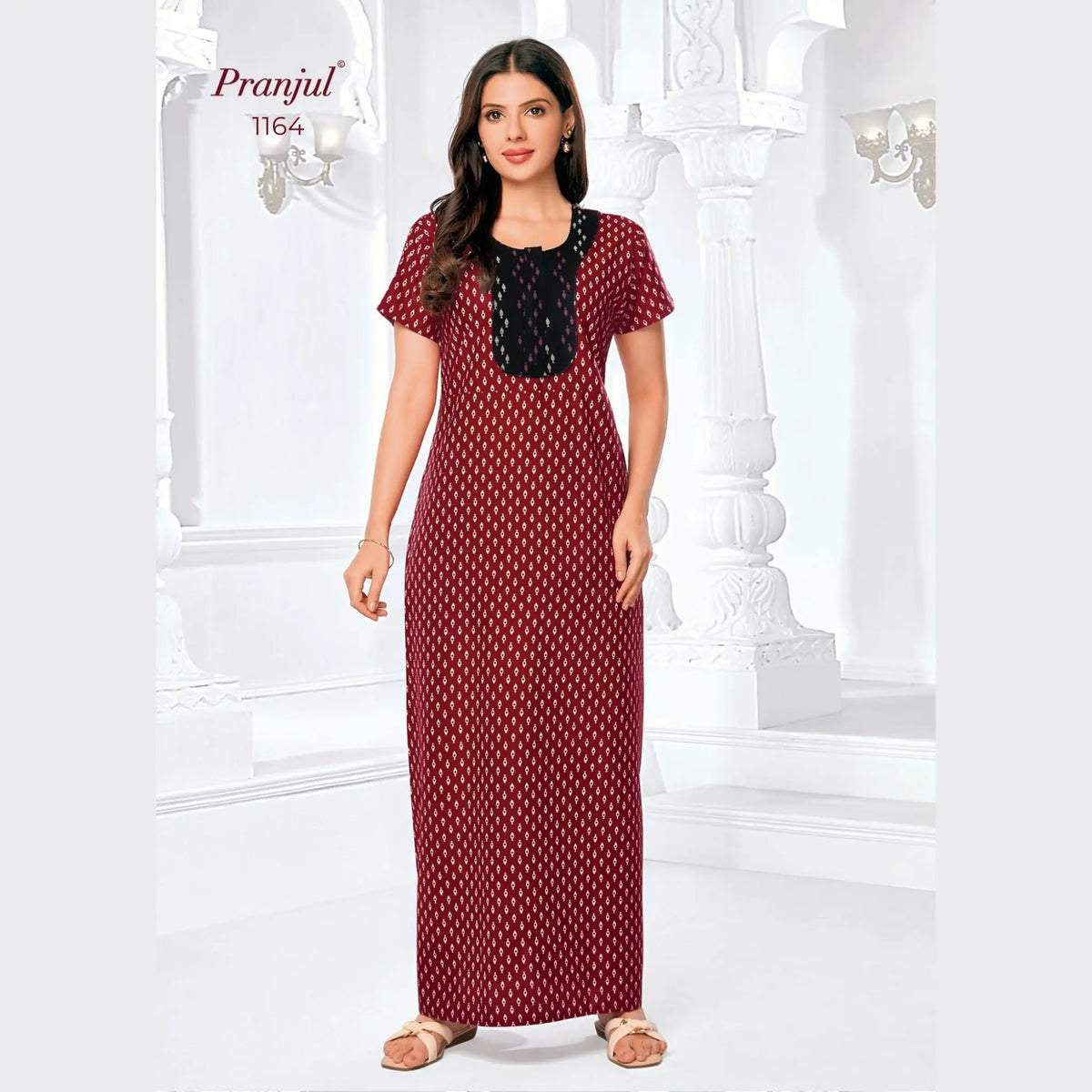 Pranjul Cotton Nighty 1165 Main image