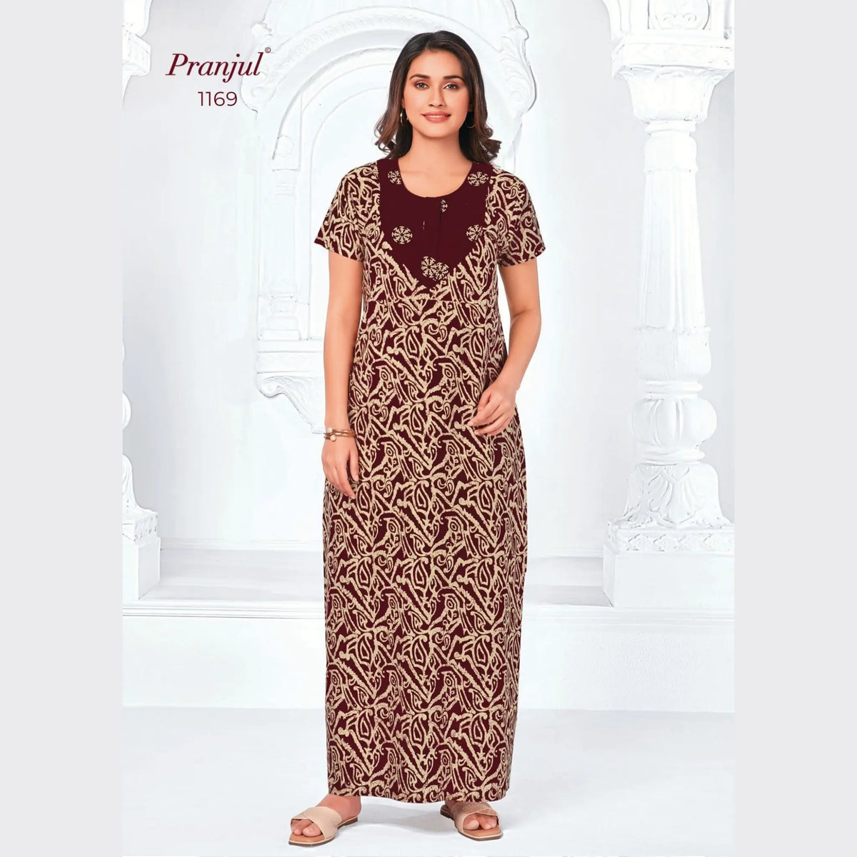 Pranjul Cotton Nighty 1169