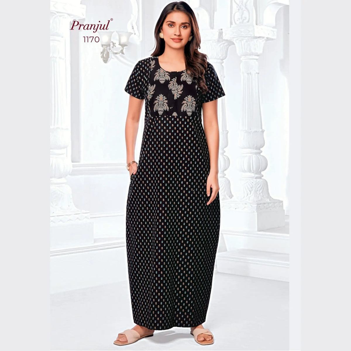 Pranjul Cotton Nighty 1170 Main image