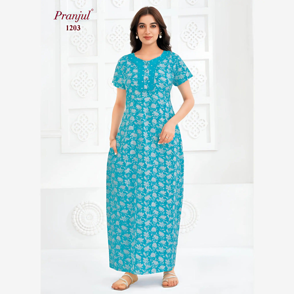 Pranjul Cotton Nighty 1203 Main image