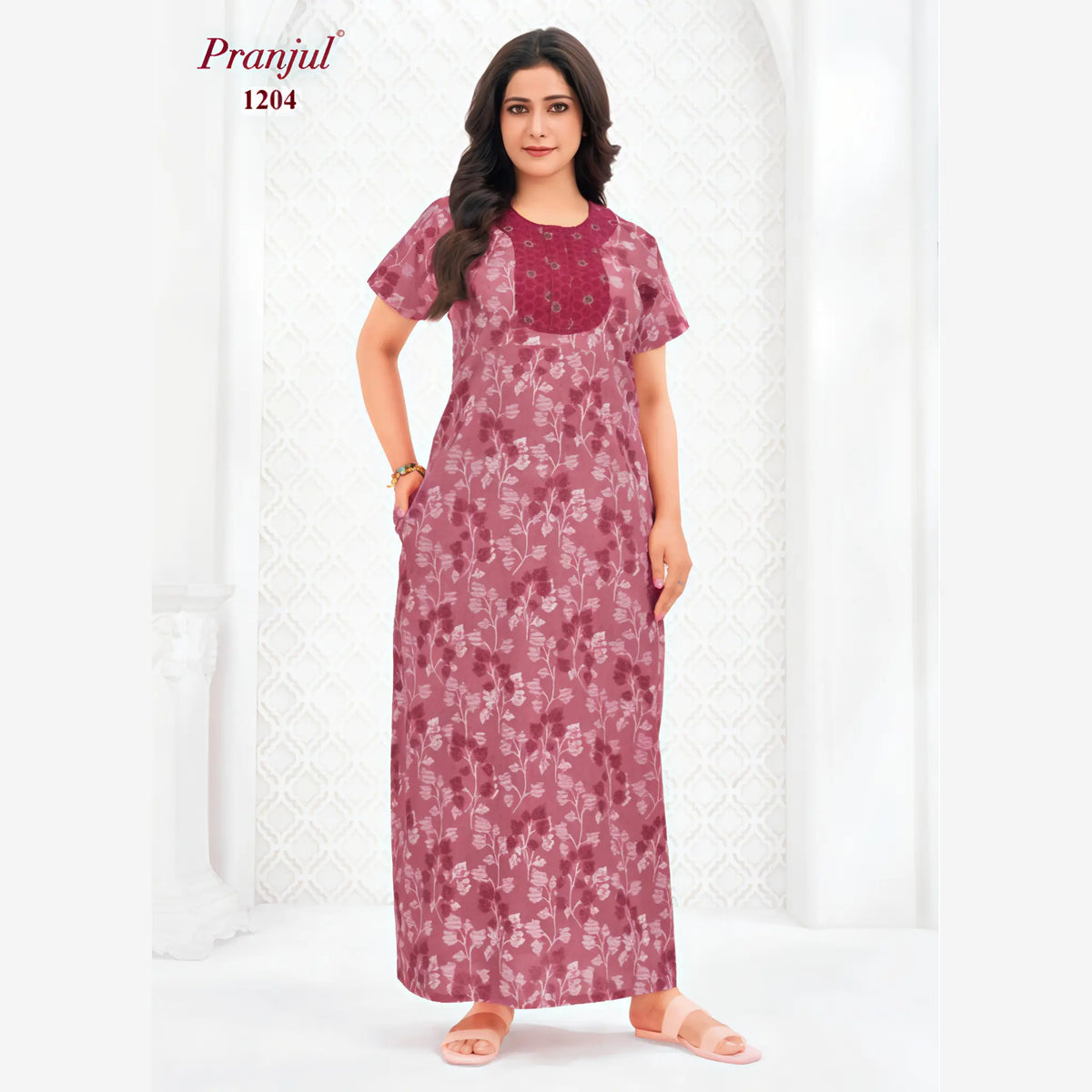 Pranjul Cotton Nighty 1204