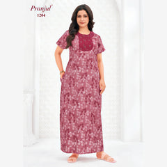 Pranjul Cotton Nighty 1204