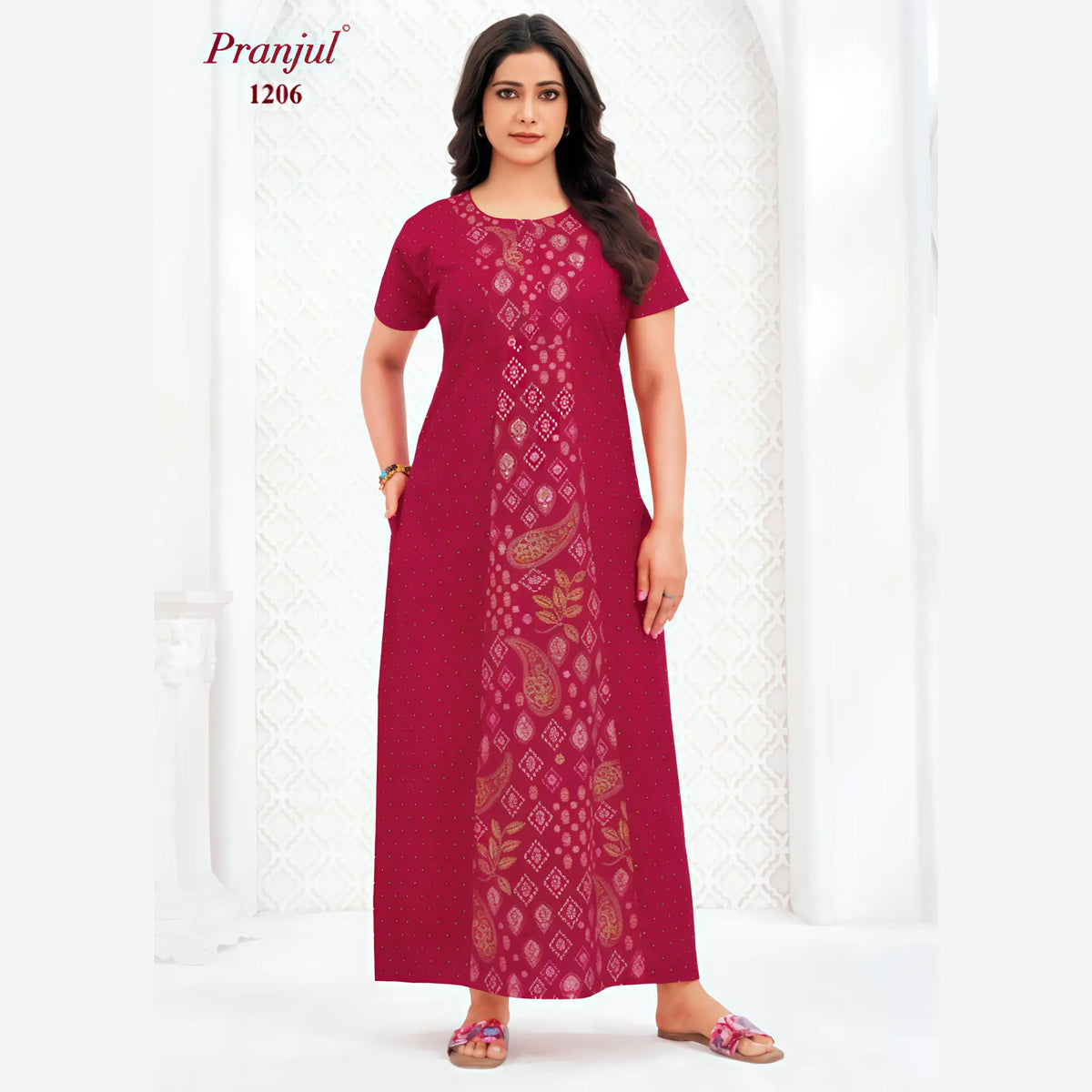 Pranjul Cotton Nighty 1206