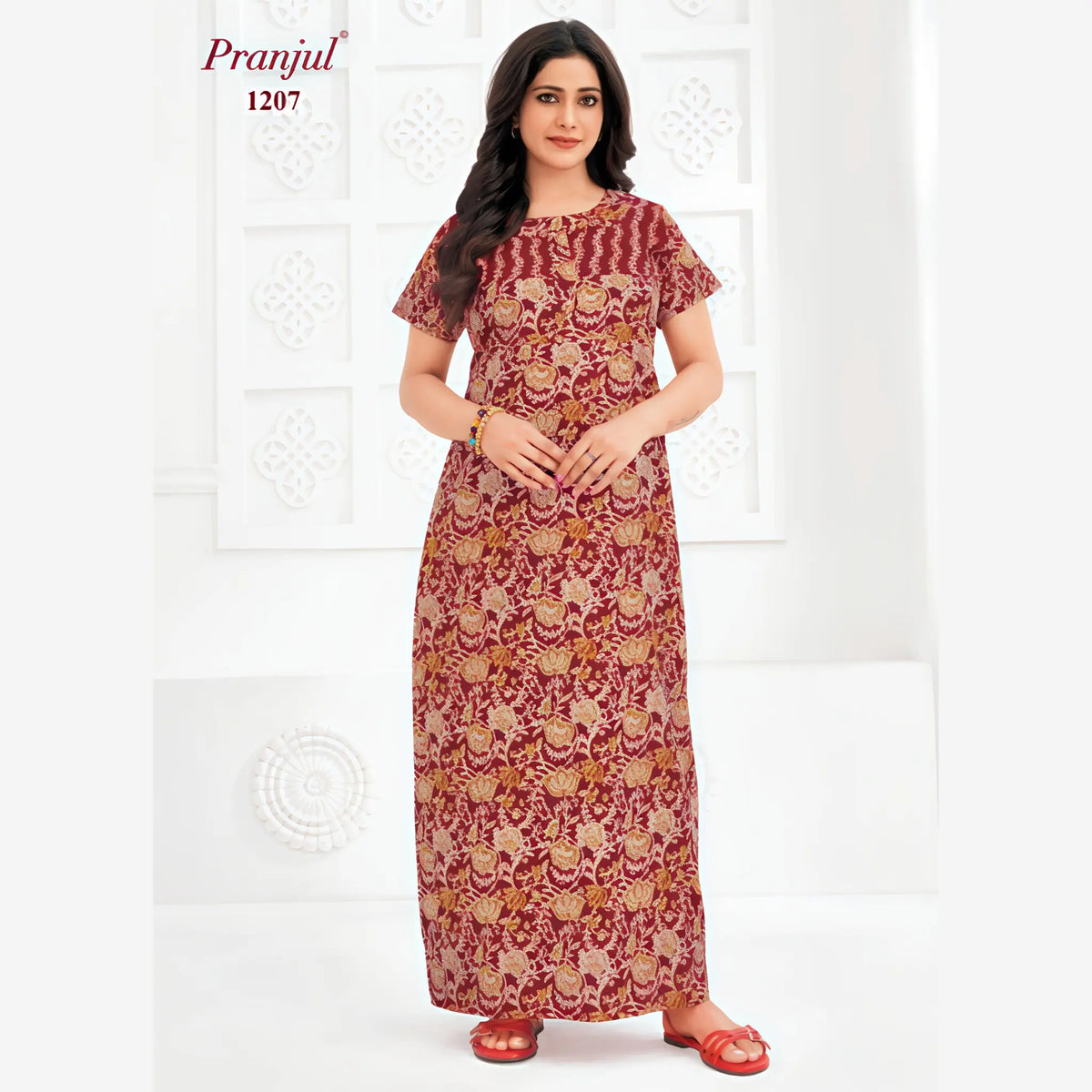 Pranjul Cotton Nighty 1207 Main image