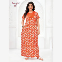Pranjul Cotton Nighty 1210