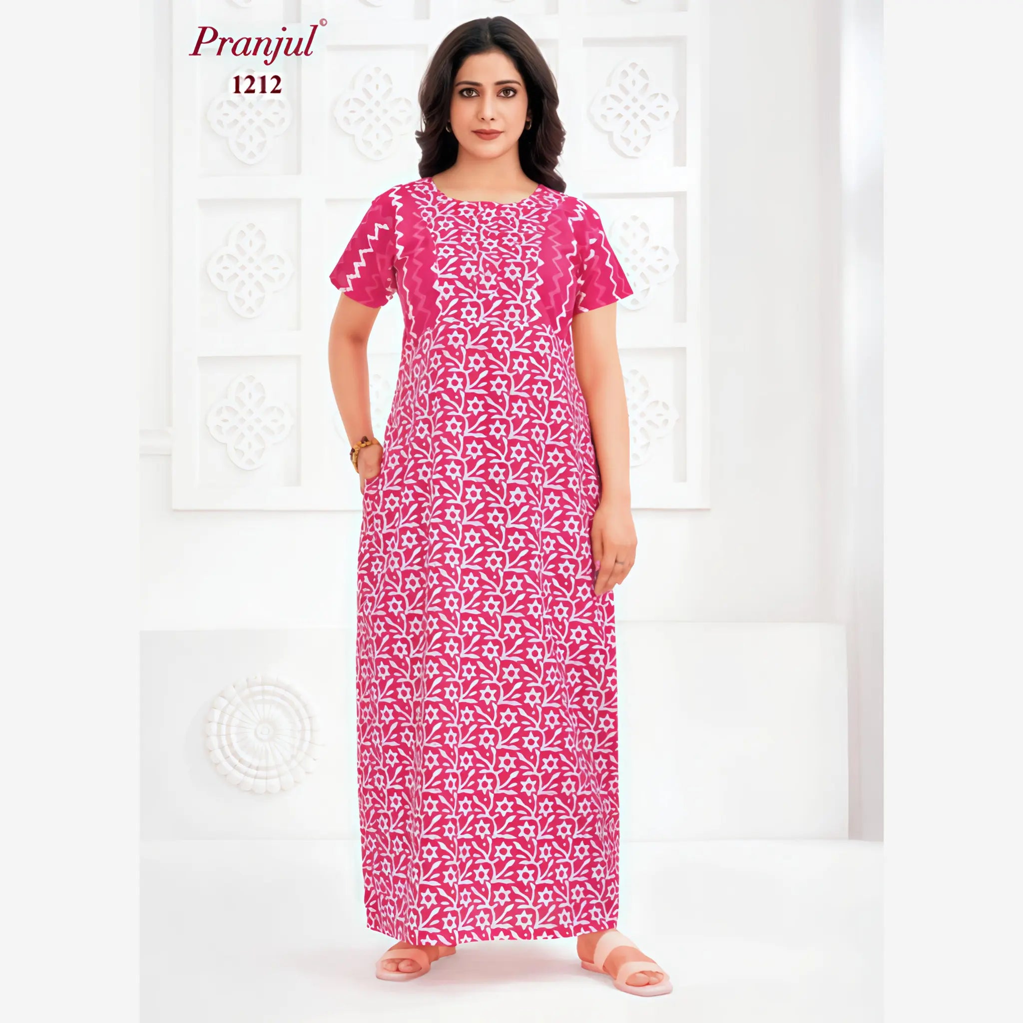 Pranjul Cotton Nighty 1212