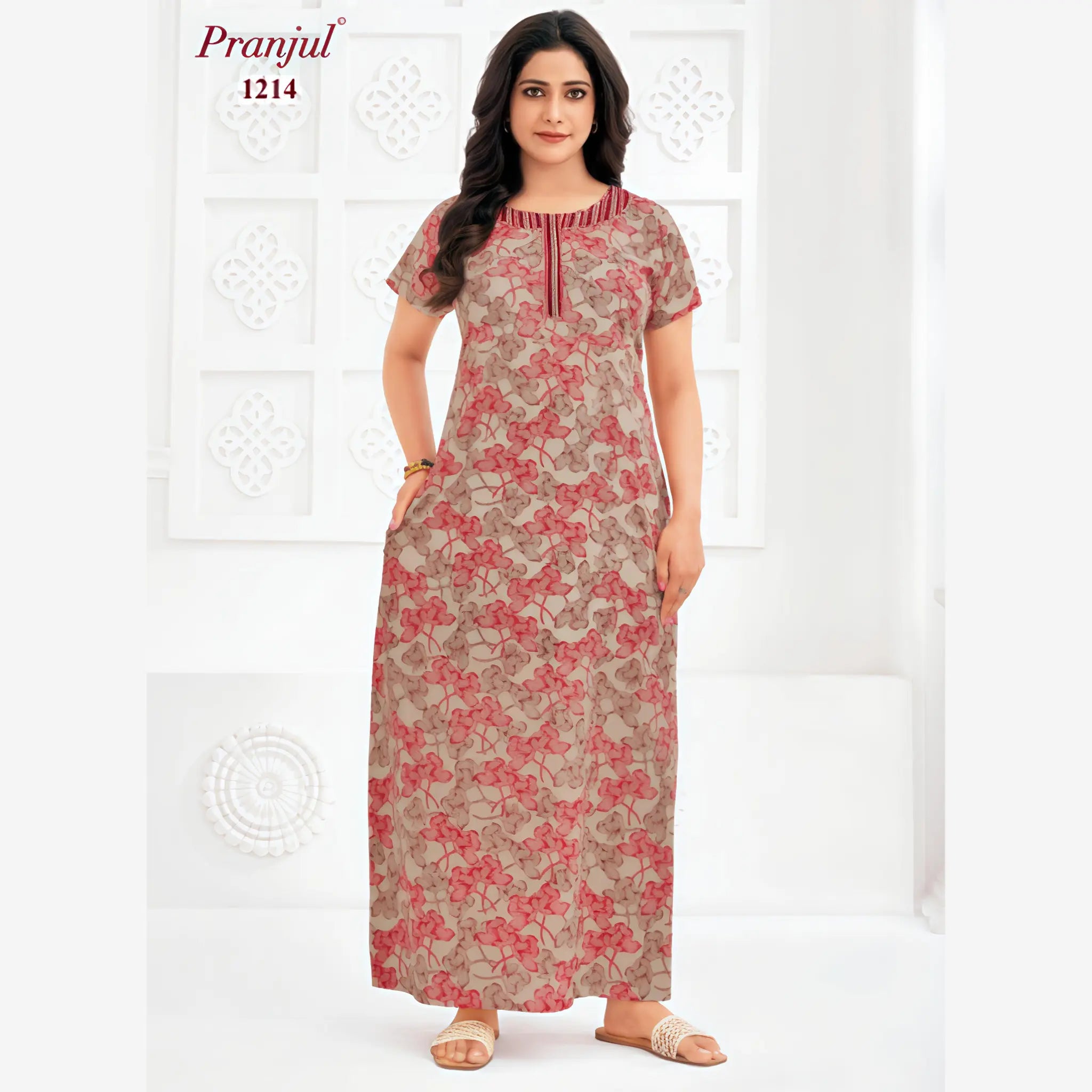 Pranjul Cotton Nighty 1214