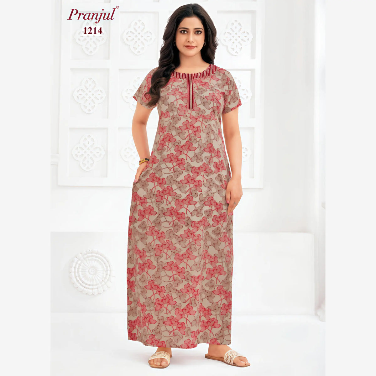 Pranjul Cotton Nighty 1214 Main image