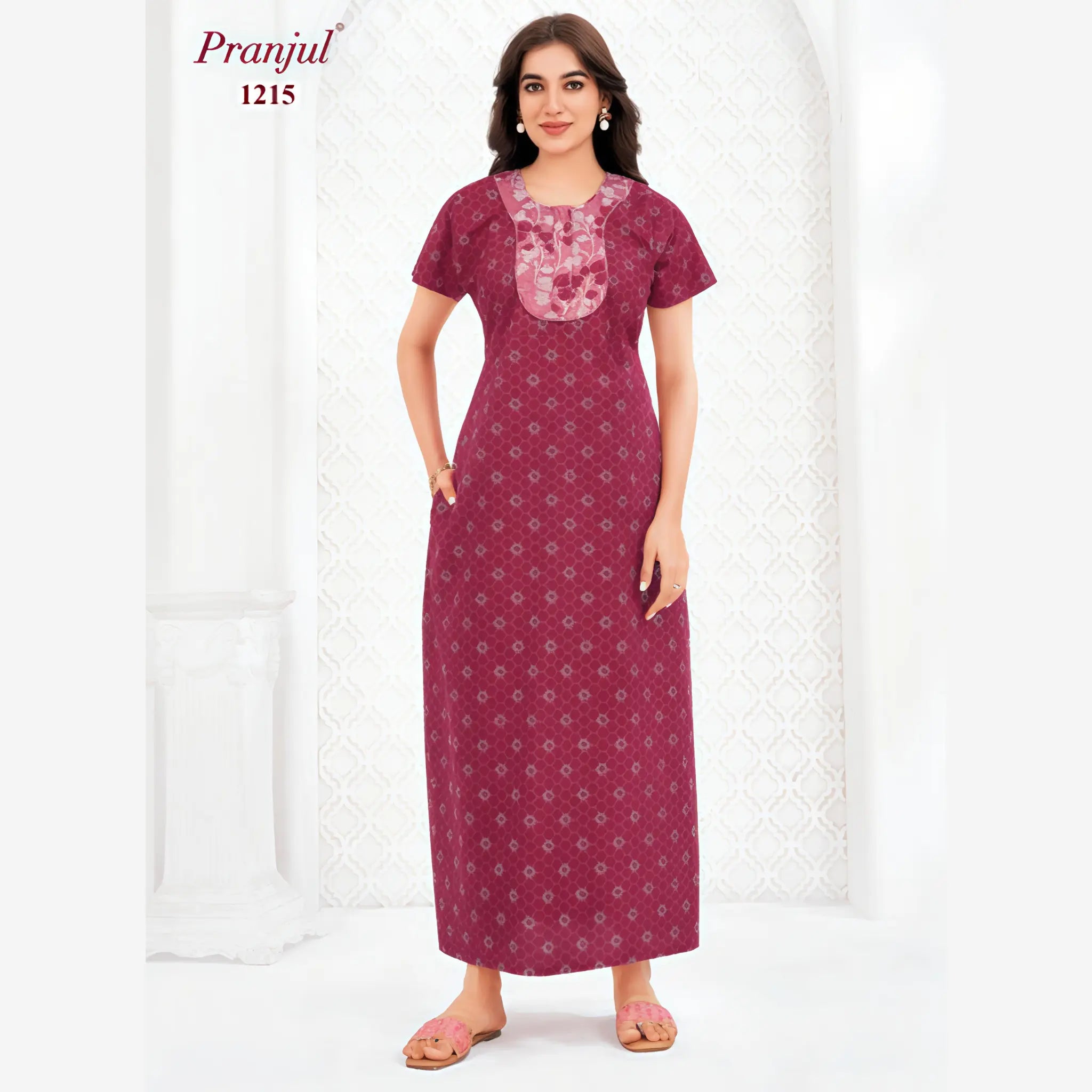 Pranjul Cotton Nighty 1215