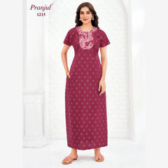 Pranjul Cotton Nighty 1215