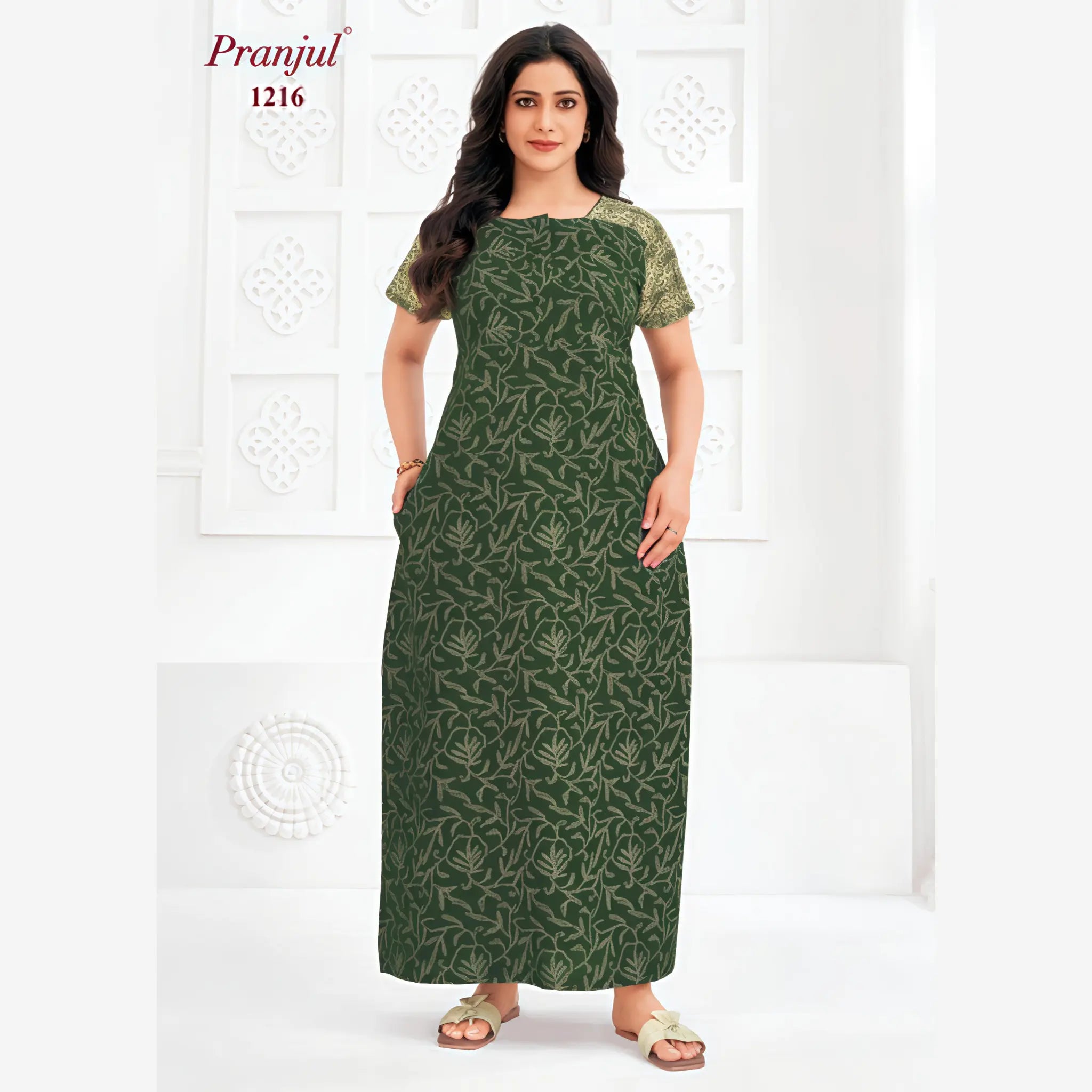Pranjul Cotton Nighty 1216