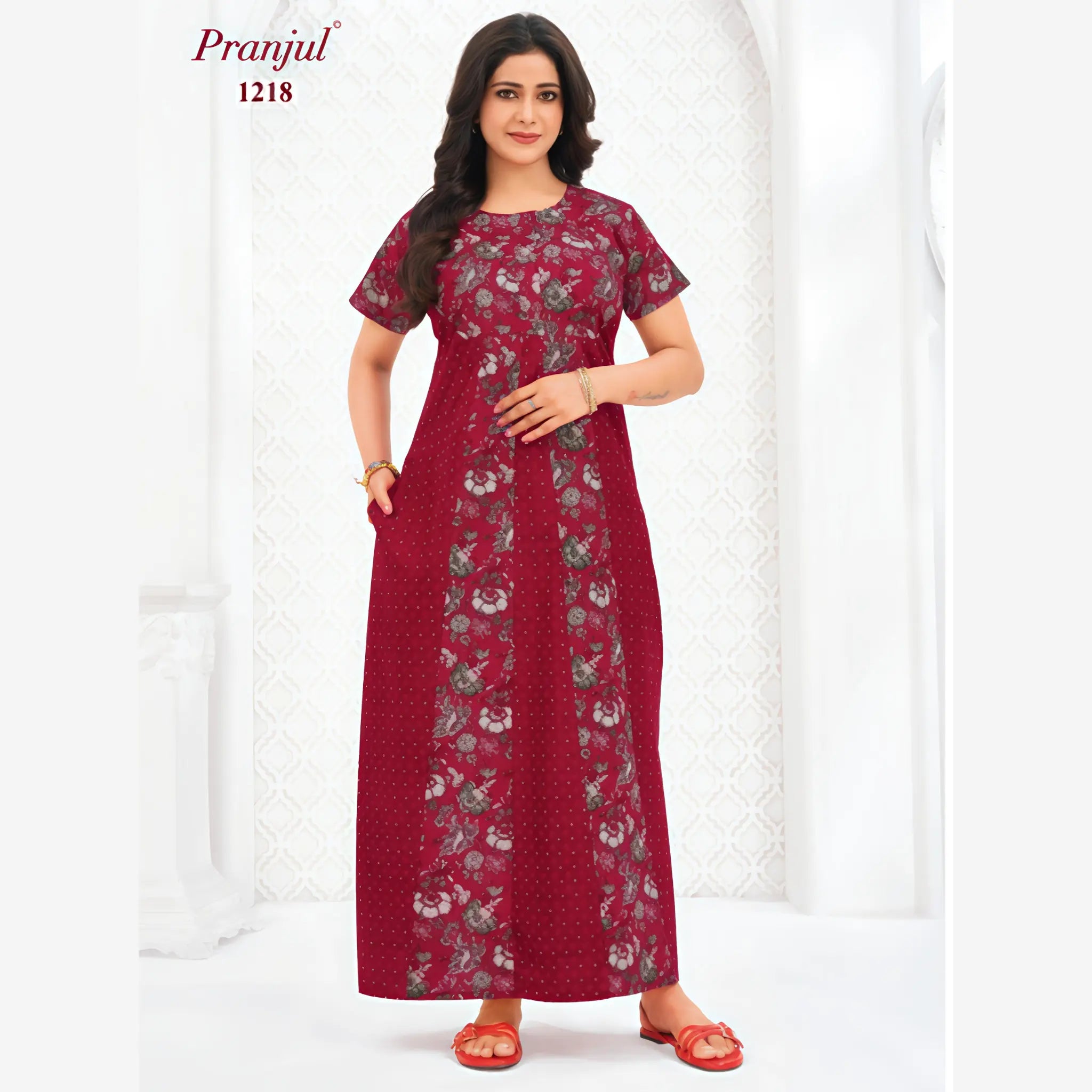 Pranjul Cotton Nighty 1218