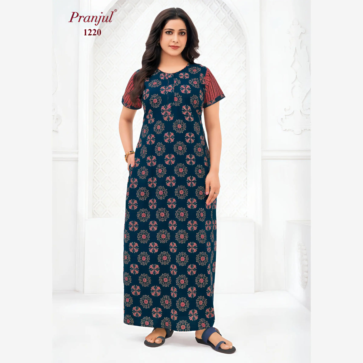 Pranjul Cotton Nighty 1220 Main image