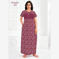 Pranjul Cotton Nighty 1223