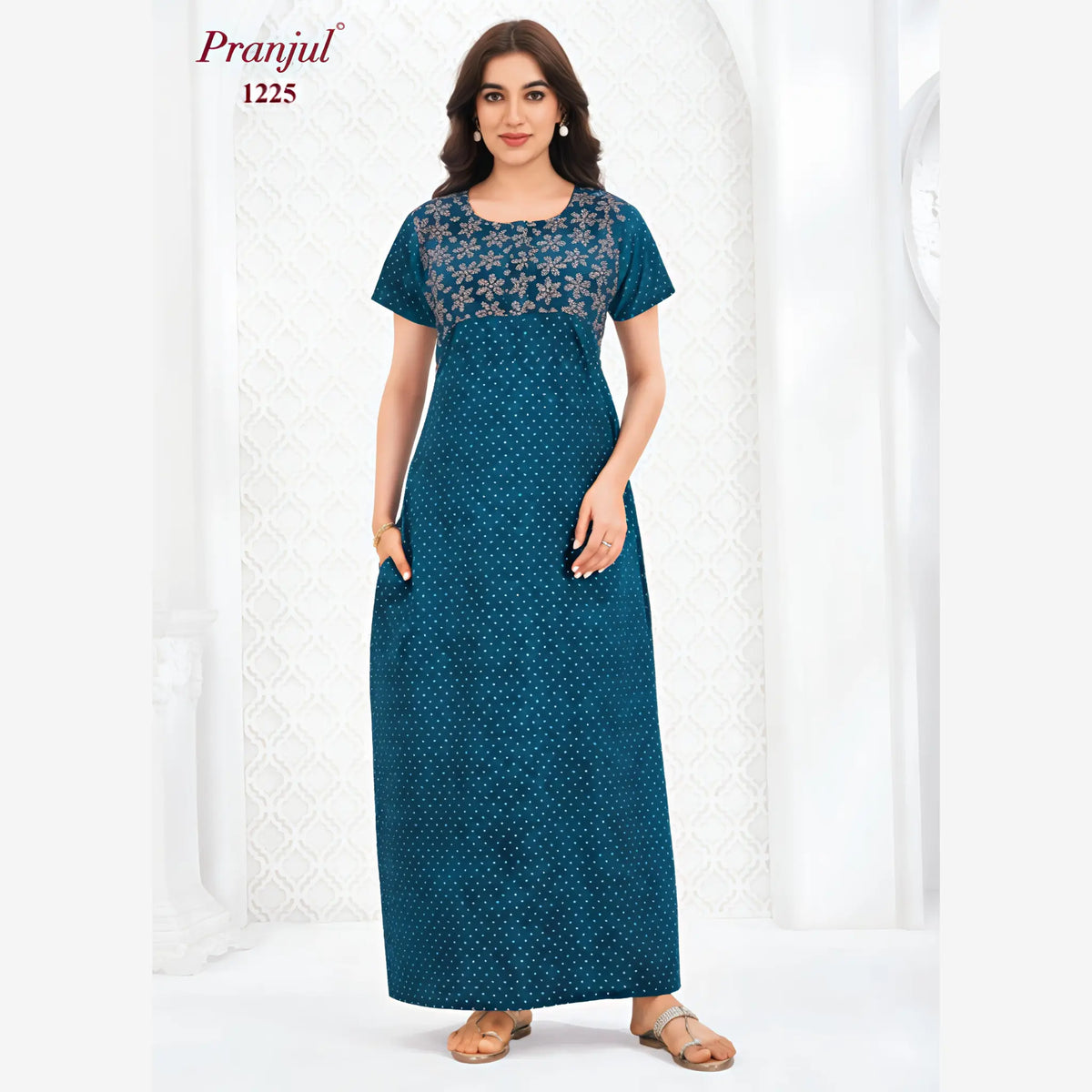 Pranjul Cotton Nighty 1225 Main image