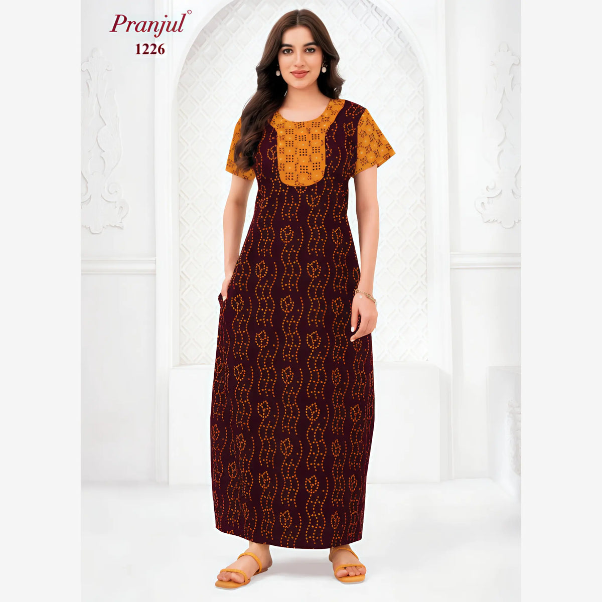 Pranjul Cotton Nighty 1226 Main image